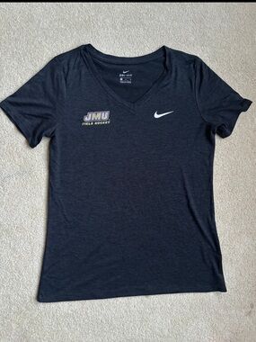 Nike Black V-Neck JMU Field Hockey Tee